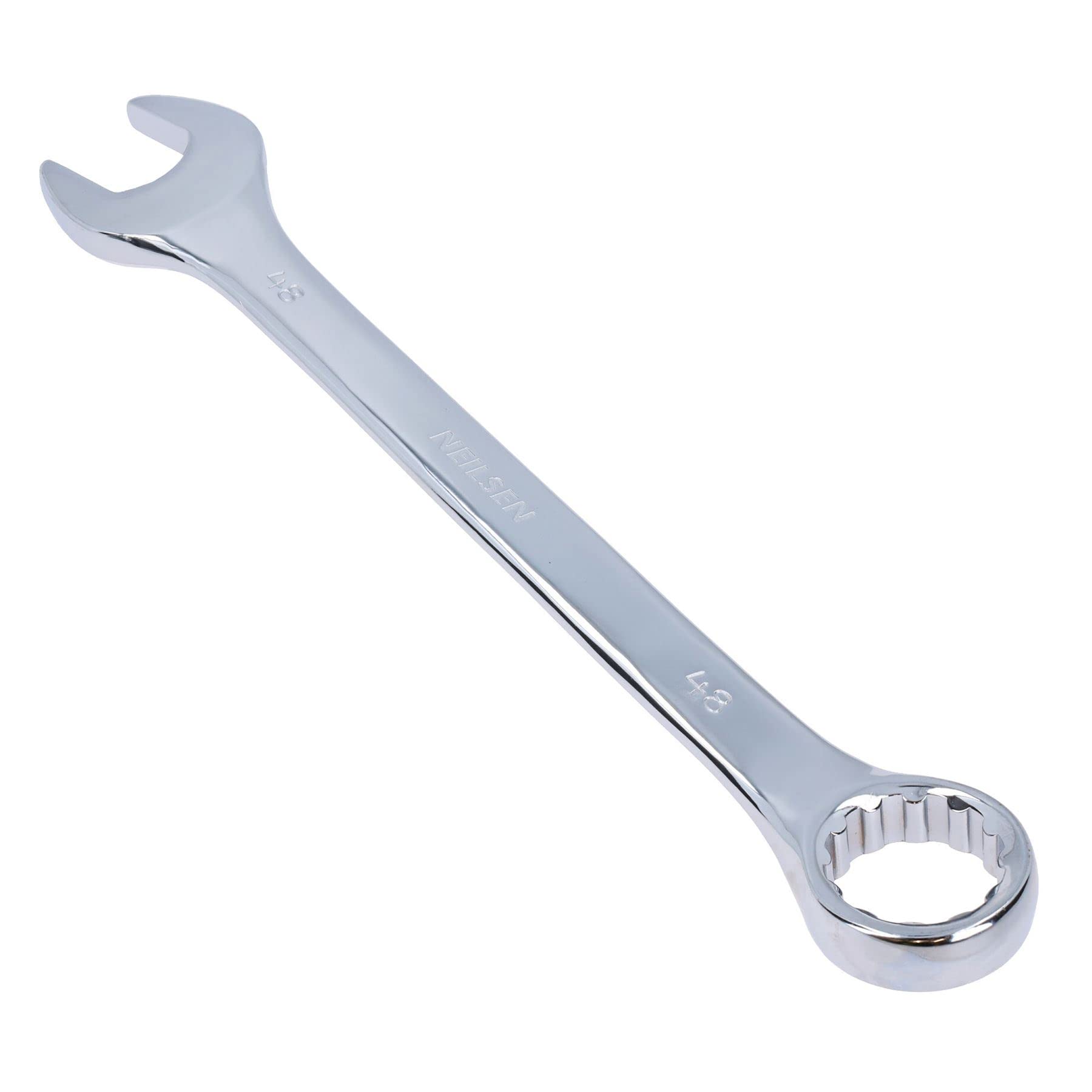 AB Tools 48mm Metric Combination Combo Ring Spanner Wrench Extra Long Bi-Hex Ring from B&Q