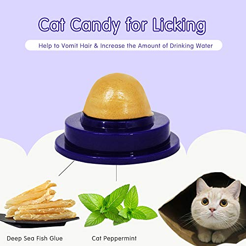 Honorall Efeito longo Catnip Comestível Açúcar Gato Creme de Nutrição Lambendo Sólidos Gatinhos Doce