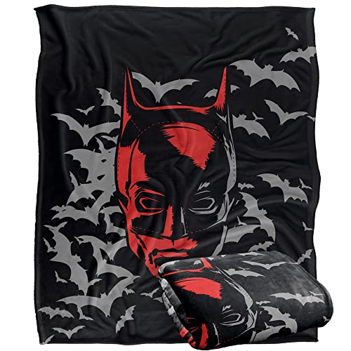 Batman 2022 Silky Touch super morbida coperta 152 x 127 cm