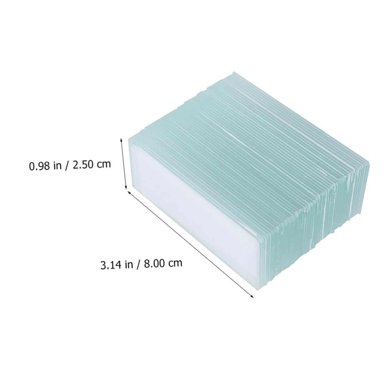SOLUSTRE 450pcs Microscope Slides Coverslips Kit Microscope Accessories for Sample Slides No Edges Safe for Daily Use