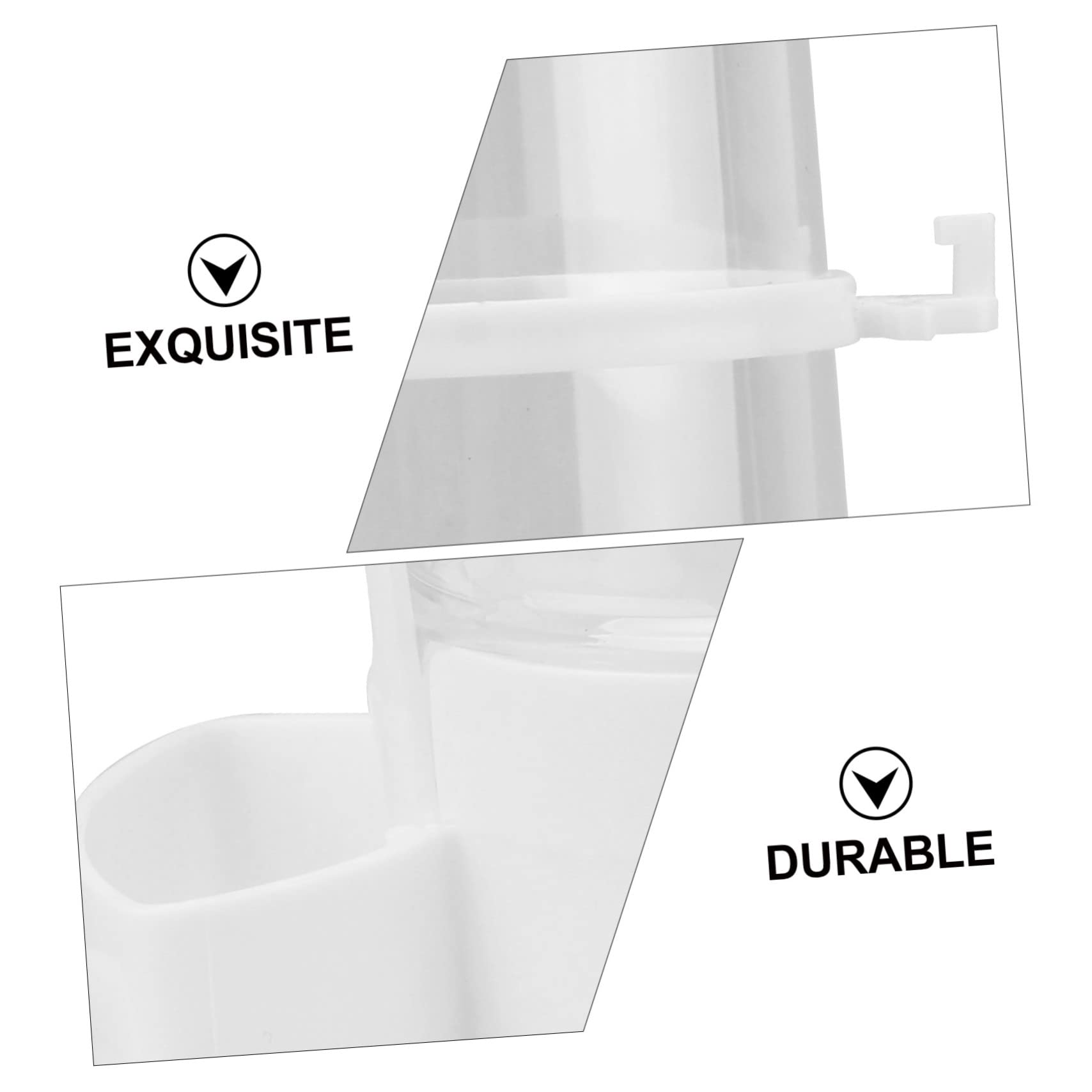 HANABASS 8pièces Distributeur Automatique Eau pour Oiseaux Abreuvoirs Étanches pour Volaille Gamelles Pratiques pour Poules Et Oiseaux Domestiques Faciles à Installer Nettoyer