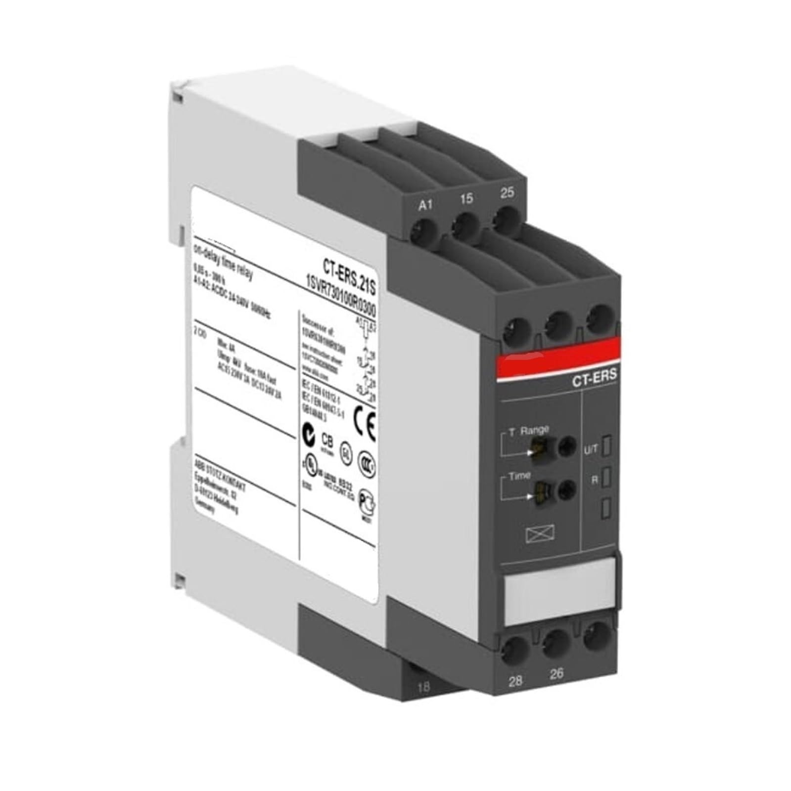 SBSSYVLMV Relay CT-ERS.21S on-delay 2c/o 24-240VAC/DC Product ID: 1SVR730100R0300