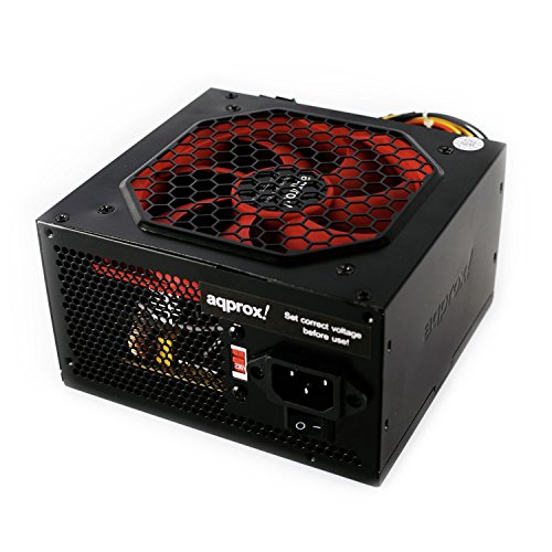 Approx APP500LITEB 500W ATX Noir unité d'alimentation d'énergie - Unités d'alimentation d'énergie (500 W, 200-240, 50-63, Actif, 130 W, 468 W)