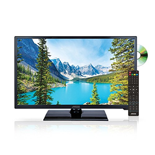 Axess TVD1805-24 24-Inch 1080p LED HD TV | VGA/HDMI Inputs, Built-in DVD Player, Full Function Remote