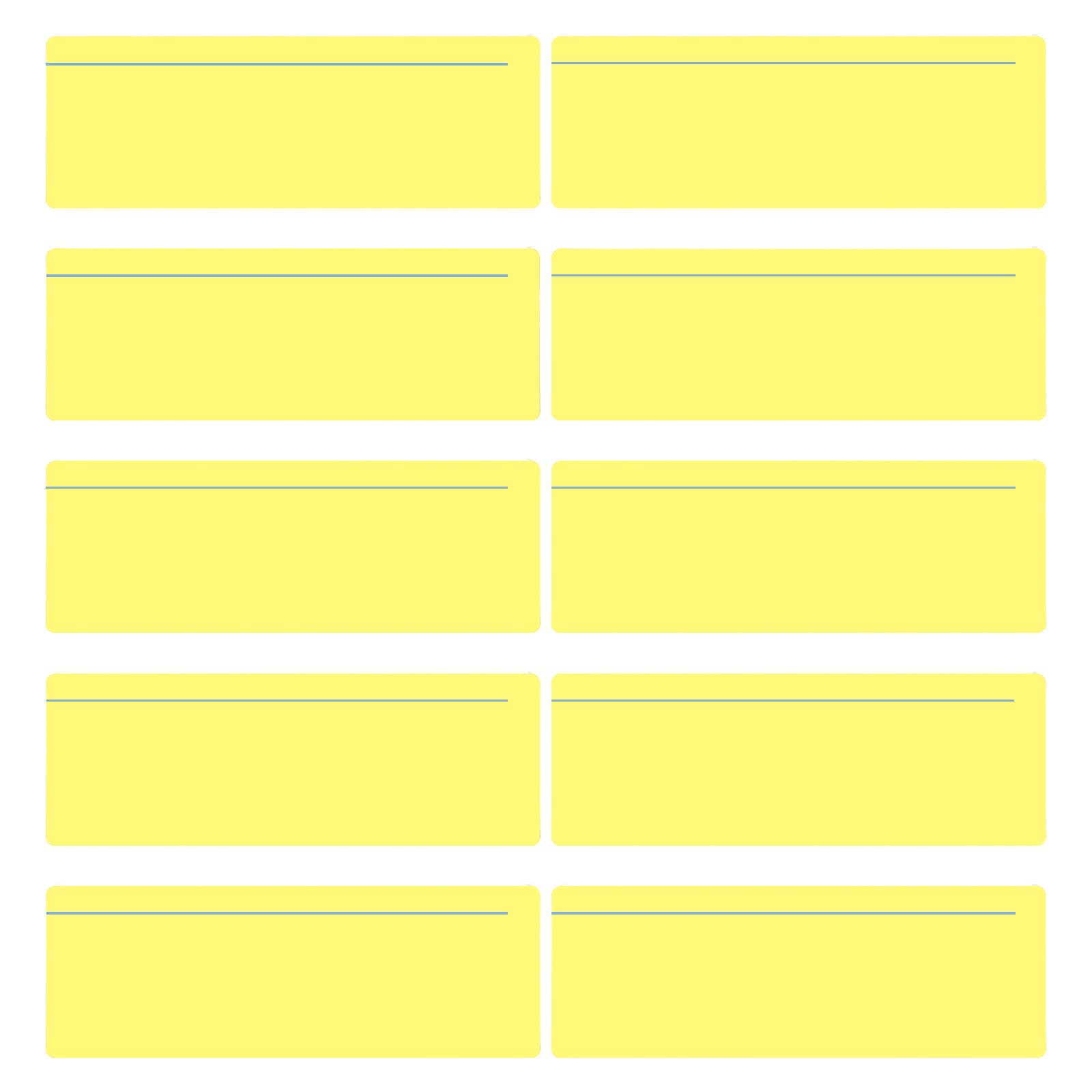TA-VIGOR Yellow Guided Reading Strips, 10Pack Coloured Reading Overlays