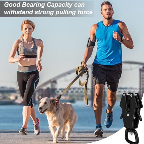 DIFLAX Frosch Clip Hundeleine Schnallen 360 Grad drehbare Clip Karabiner Hundeleine Heavy Duty Schnellspanner und Verriegelung Hundeleine Schnalle für die Befestigung Haustier Halsband