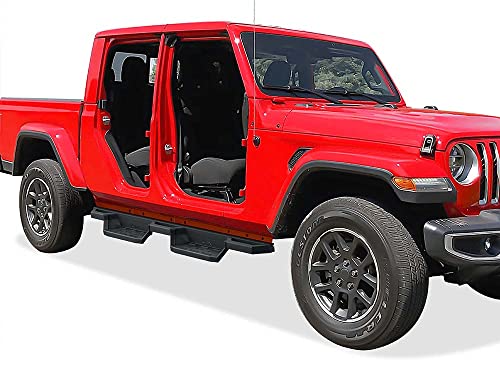 Estribos laterales de acero inoxidable Tuxtreme para Jeep Gladiator miniatura 2