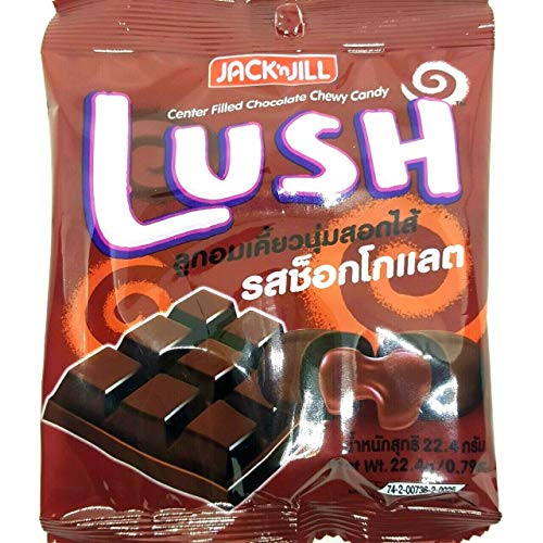 LUSH Center Filled Chocolate Chewy Candy Pack de 5