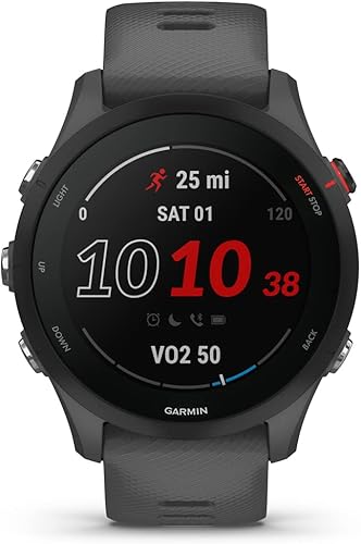 Miniatura 3 de Garmin 010-02641-00 Forerunner 255 Reloj inteligente GPS gris pizarra | Modelo socio oficial de Estados Unidos | Paquete con paquete de protección