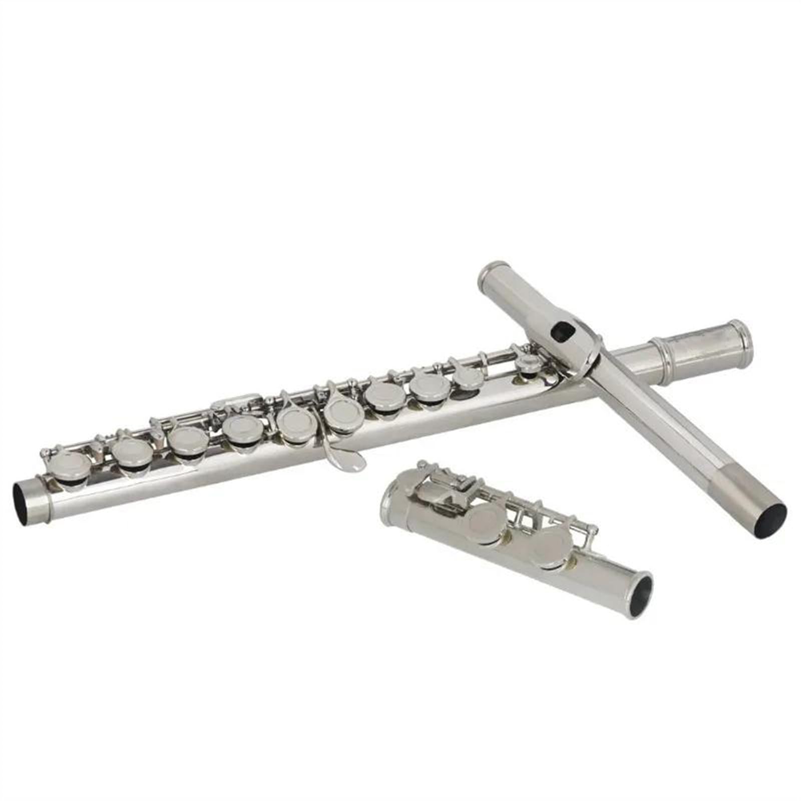 Flauto Traverso Professionale A 16 Fori Chiusi Con Chiave C Con Guanti In Tessuto Flauto Traverso Kit