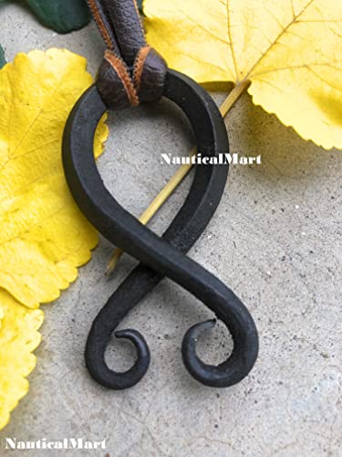 Collier Valknut étain authentique bijou artisanal sans allergène - 3