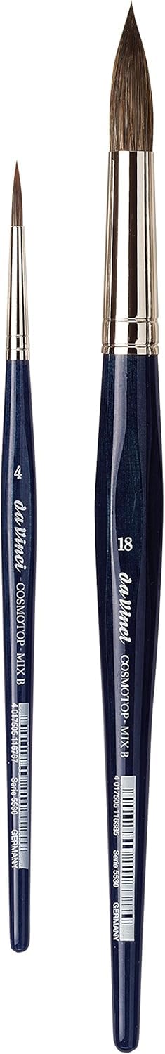 da Vinci Watercolor Series 5530 CosmoTop Mix B Paint Brush Set
