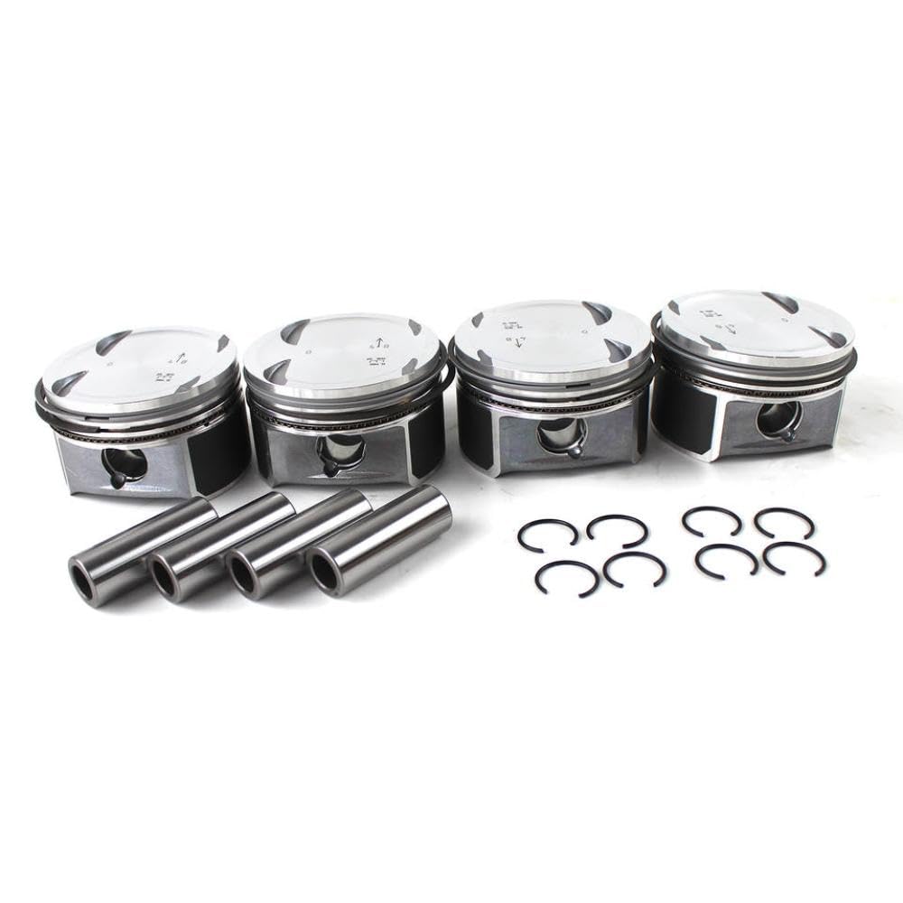Set pistoni e fasce elastiche motore M271 1.8 Φ82mm 2710302217 2710300024 2710306617 A2710300024 Compatibile con i modelli che utilizzano il motore W203 W204 A209 C200K
