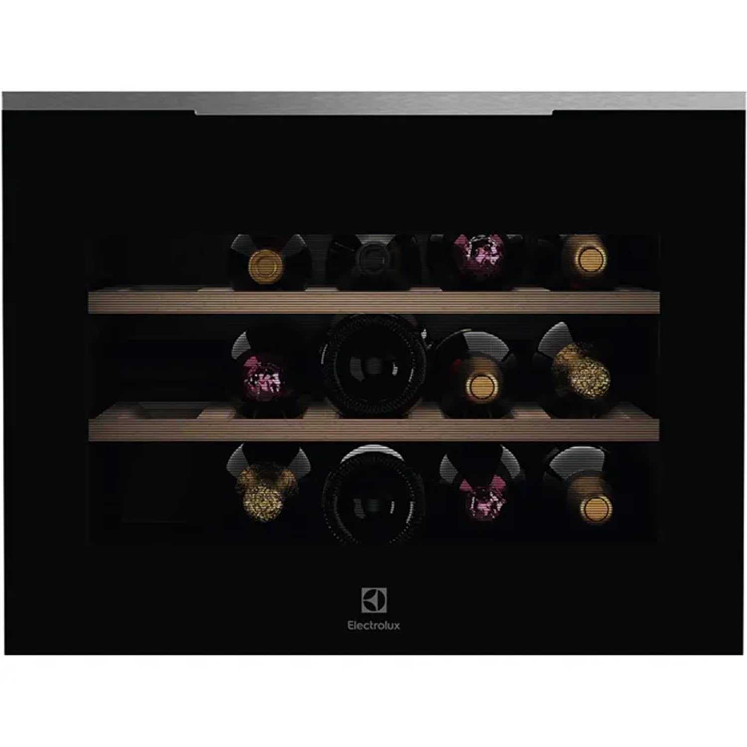 Electrolux KBW6X - Cantinetta Vino, 15 Bottiglie, Statico, Nero, Classe energetica F