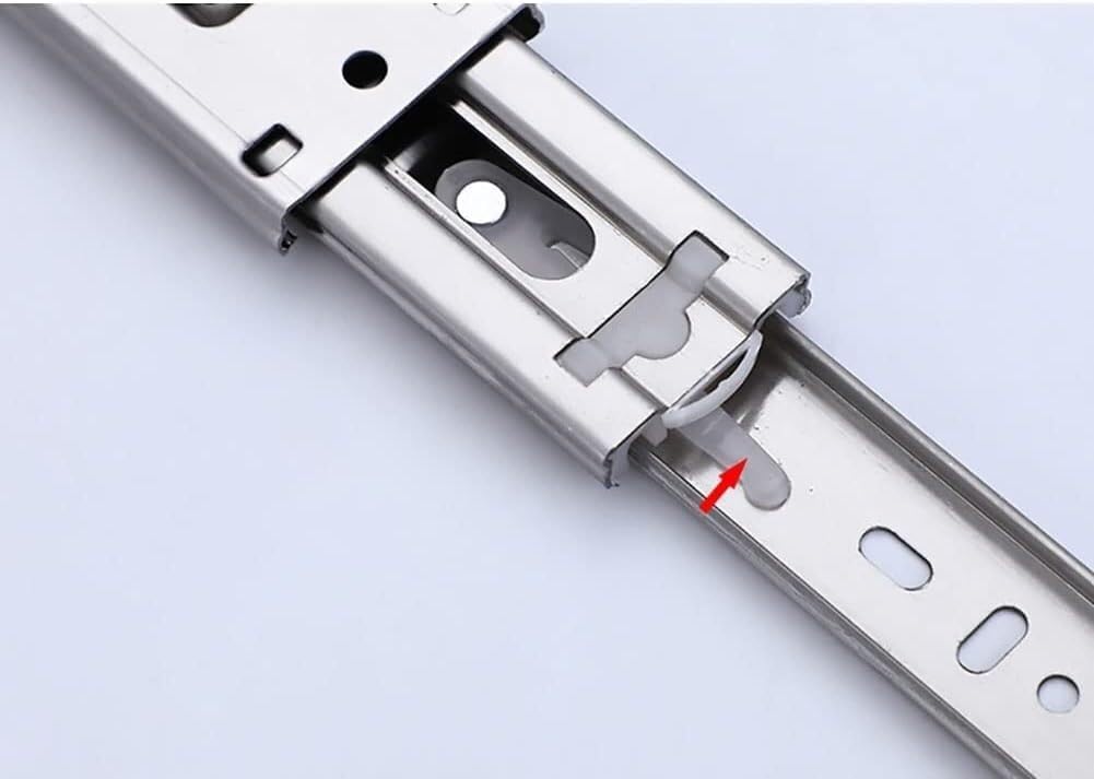 Heavy-Duty Stainless Steel Drawer Runners - Full-Extension Ball Bearing Slides(400mm/16inch)