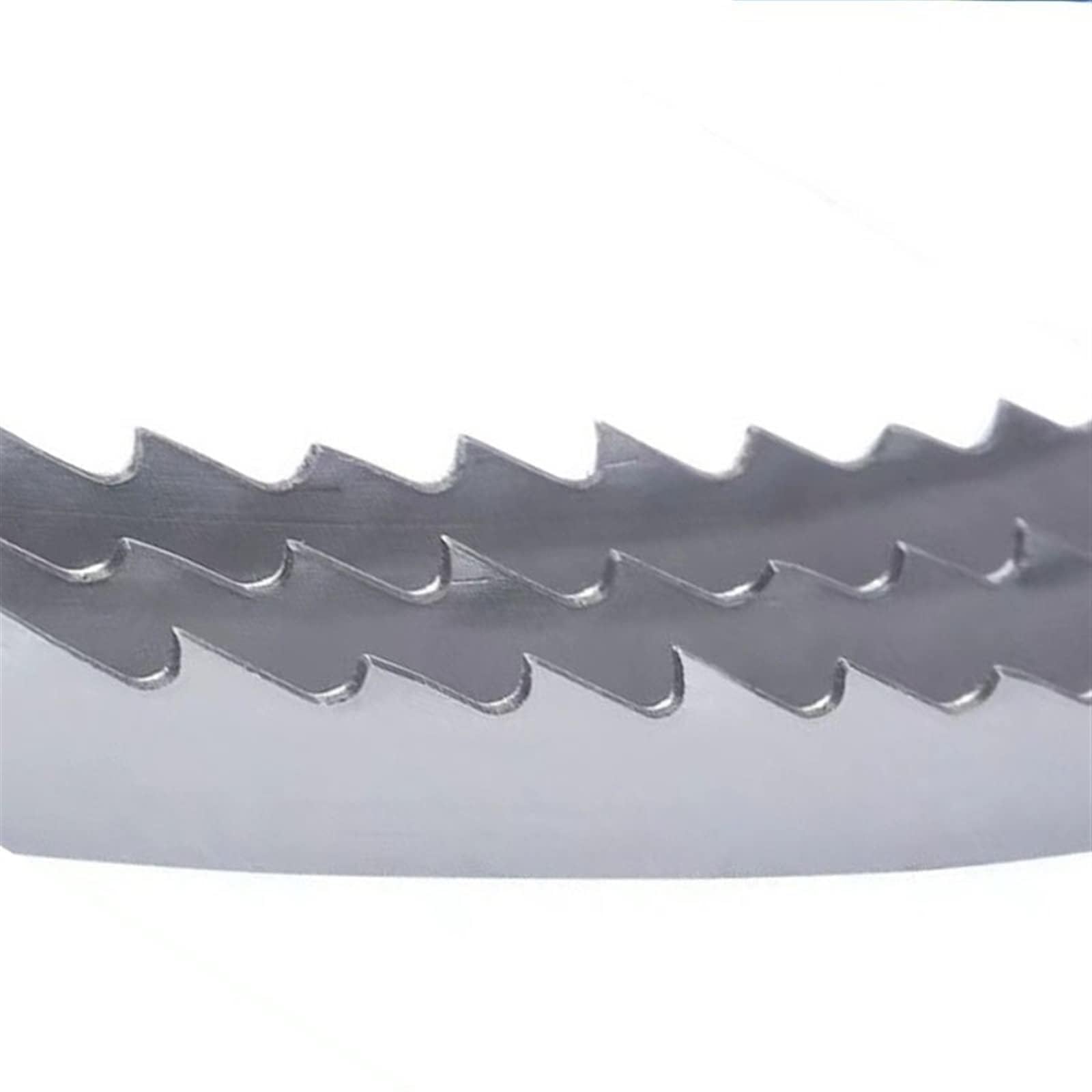 Set di 4 Lame per Sega A Nastro 1425 mm x 6,35 mm x 0,35 mm x 14 ZpZ SK5 Lega di Acciaio per Legno