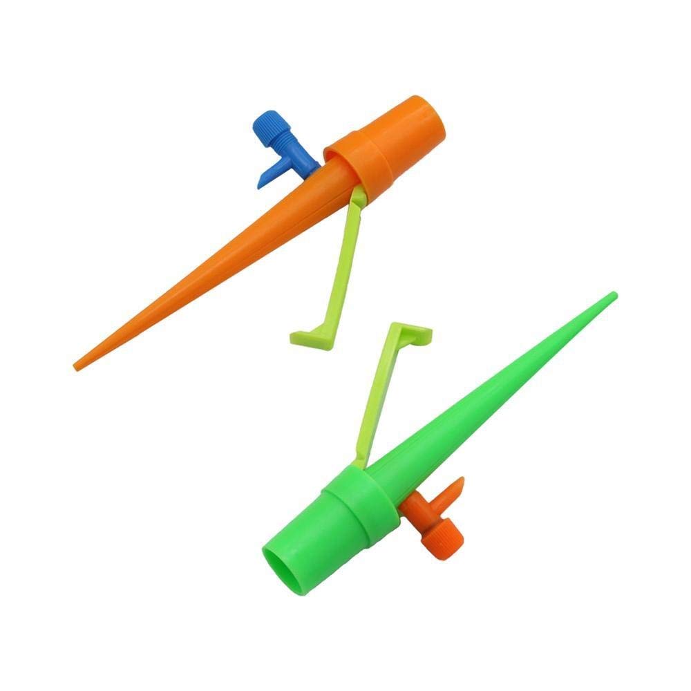 Connettore del Tubo Flessibile Pianta in Vaso Spiked Watering Gocciolatore Regolabile Dispositivo Automatic Self Watering Giardino Balcone Waterers Bottiglia di irrigazione 50 Pc