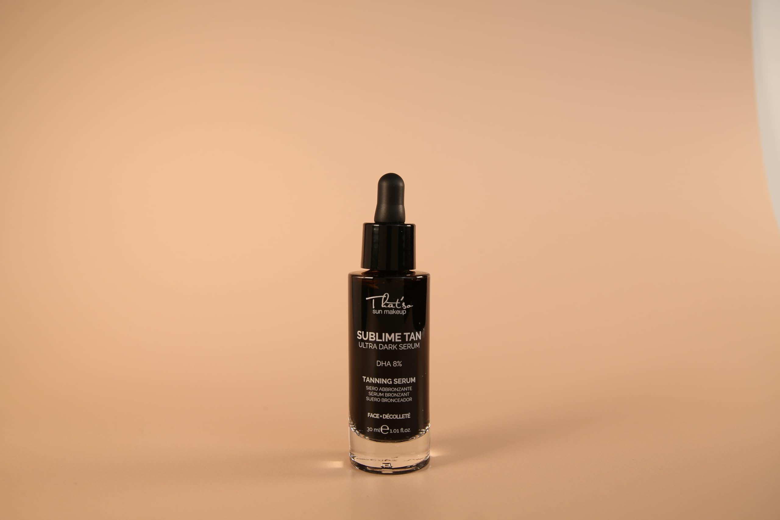That'so Sublime Tan Ultra Dark Serum - Drops 8% DHA - Gesichtsserum zur Bräunung mischbar in Gesichtscreme - 30 ml