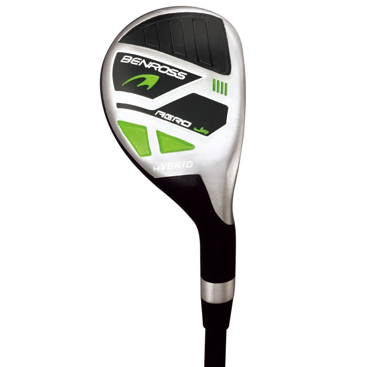 Benross Junior Aero Green Age 7–9 Right Hand Golf Hybrid | Oversize Junior Hybrid | Lightweight Graphite Shaft | Easy Launch Design