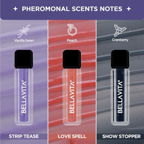 Image of BELLAVITA pH Adapting Lip Gloss 4ml | Glossy Finish | Hydrating & Non-sticky | Color Changing Based on pH | Strip Tease