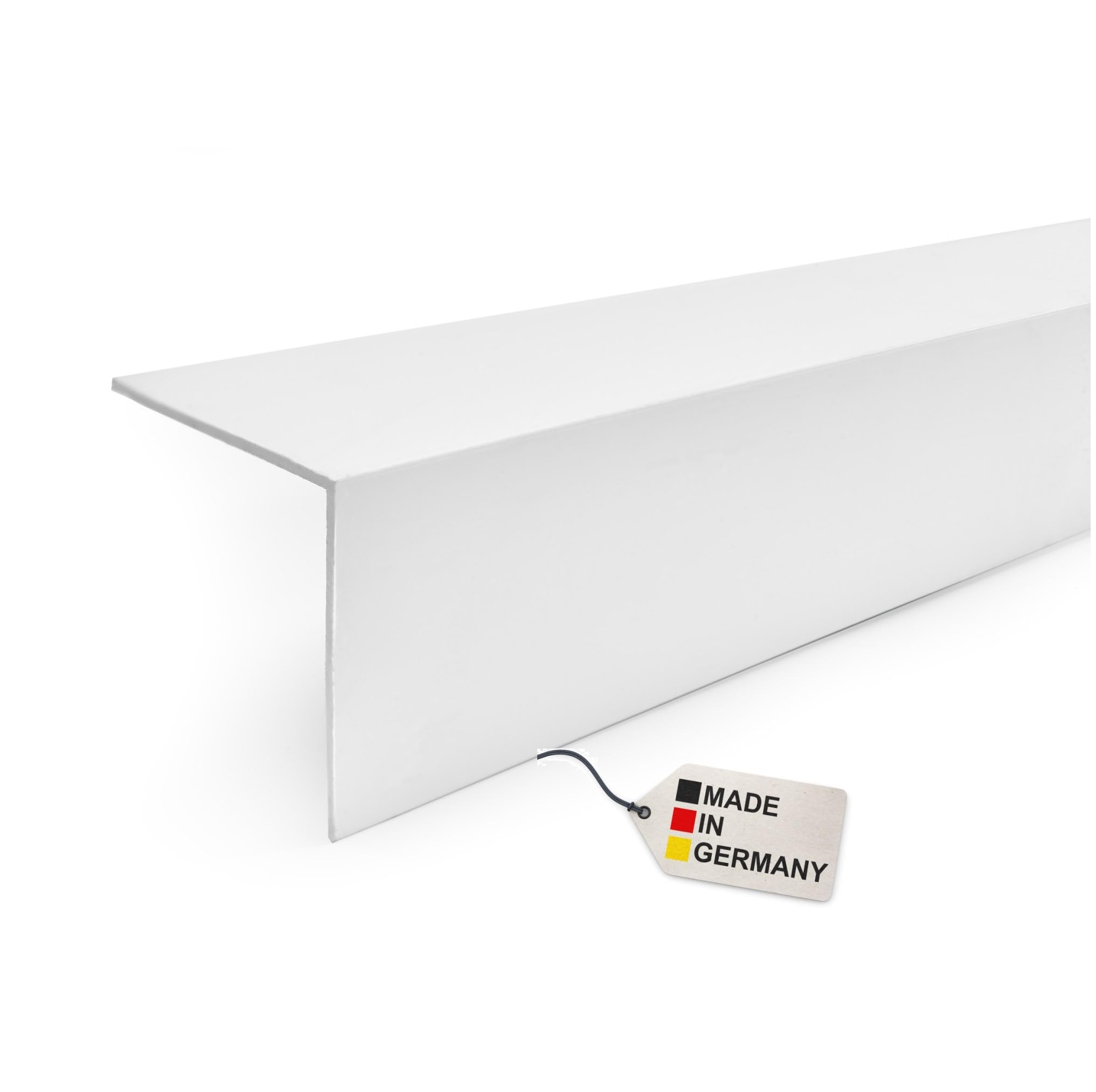 BawiTec Kunststoff Winkelprofil,Schenkel 50x10 mm,Länge 200cm,Farbe weiß,Kunststoffwinkel,Fensterleiste,Profil Winkel,Bauprofil,Fensterwinkel,Eckprofil,Breite 50mm 10mm