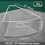 Lazy Susan Cabinet Organizer Bins for 26"/ 28"/ 32" Diameter - Image 2