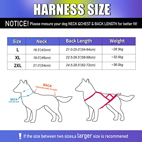 Pet Artist YWH138DBLUE-L Dog Weight Pulling Harness,Speed Training,Work Out Dog Sled Harness thumb #3