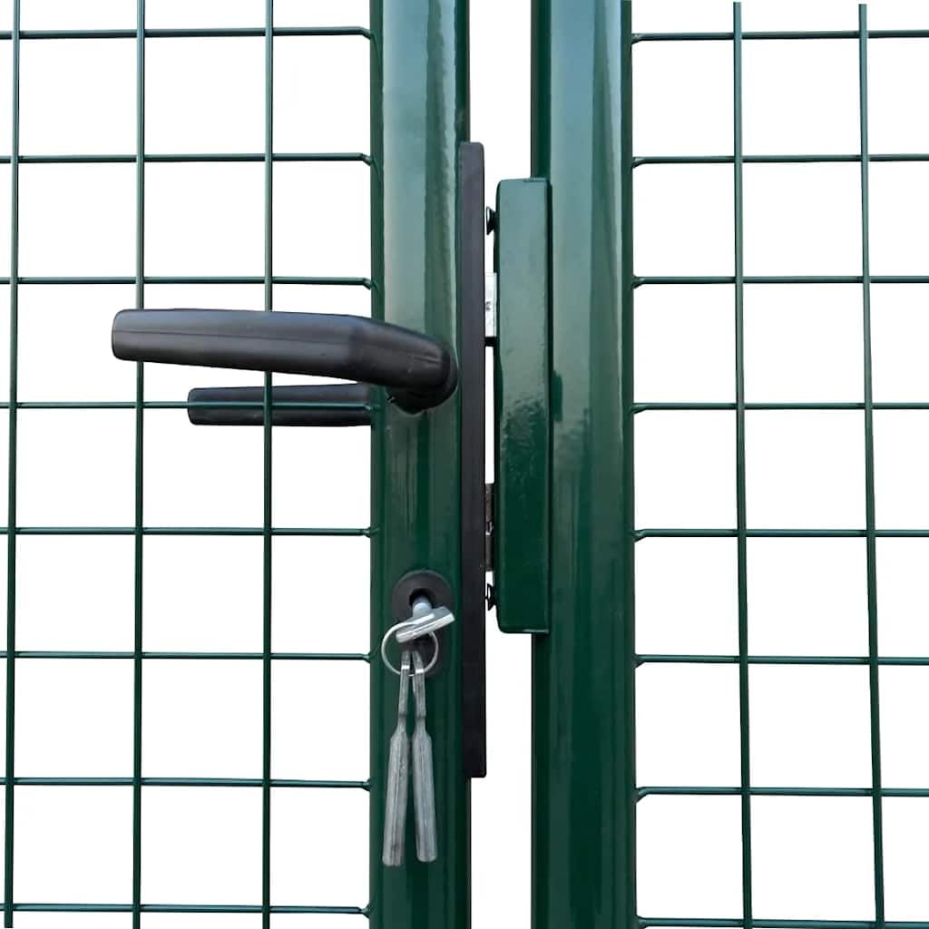 vidaXL Puerta de jardín de Malla 400x200 cm