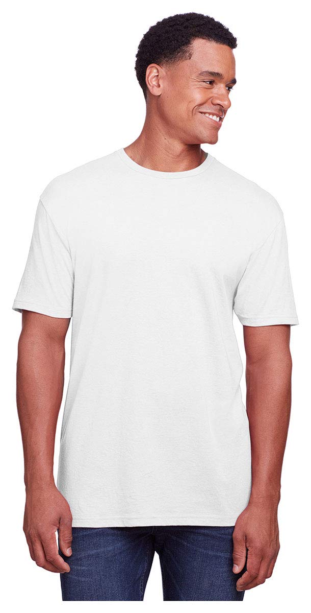 Gildan Men's White Softstyle Cvc T-Shirt, 3XL