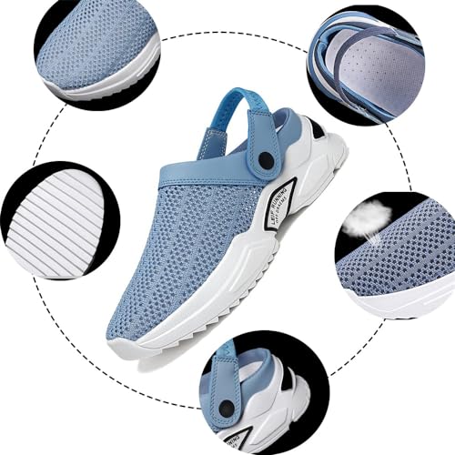 Generic Men's Orthopedic Hollow-Out Summer Sandals, Mesh Shoes Sandals Mens, Orthopedic Sandals with Arch Support, Black2