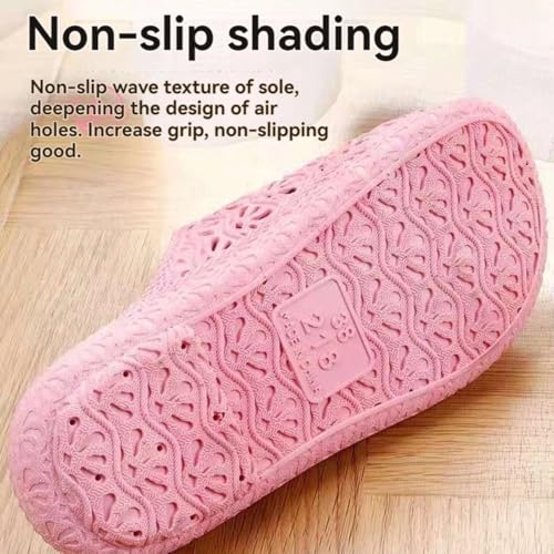 Women's Mesh Garden Clog Shoes Narrow Breathable Summer Slippers, Anti-Slip Water Shoes for Beach, Shower, and Walking4