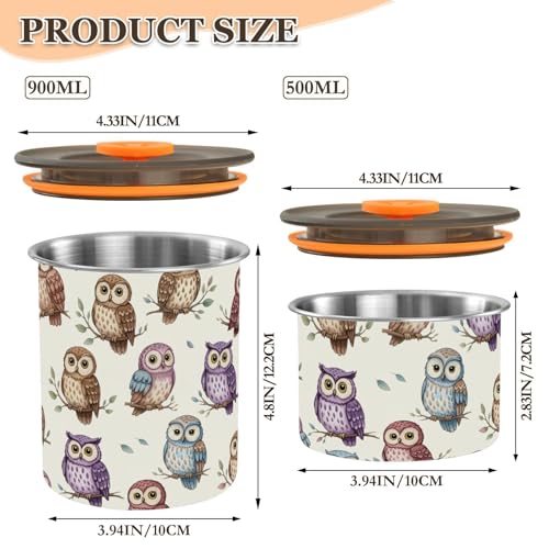 Envase de acero para café 900 ml con tapa hermética miniatura 2