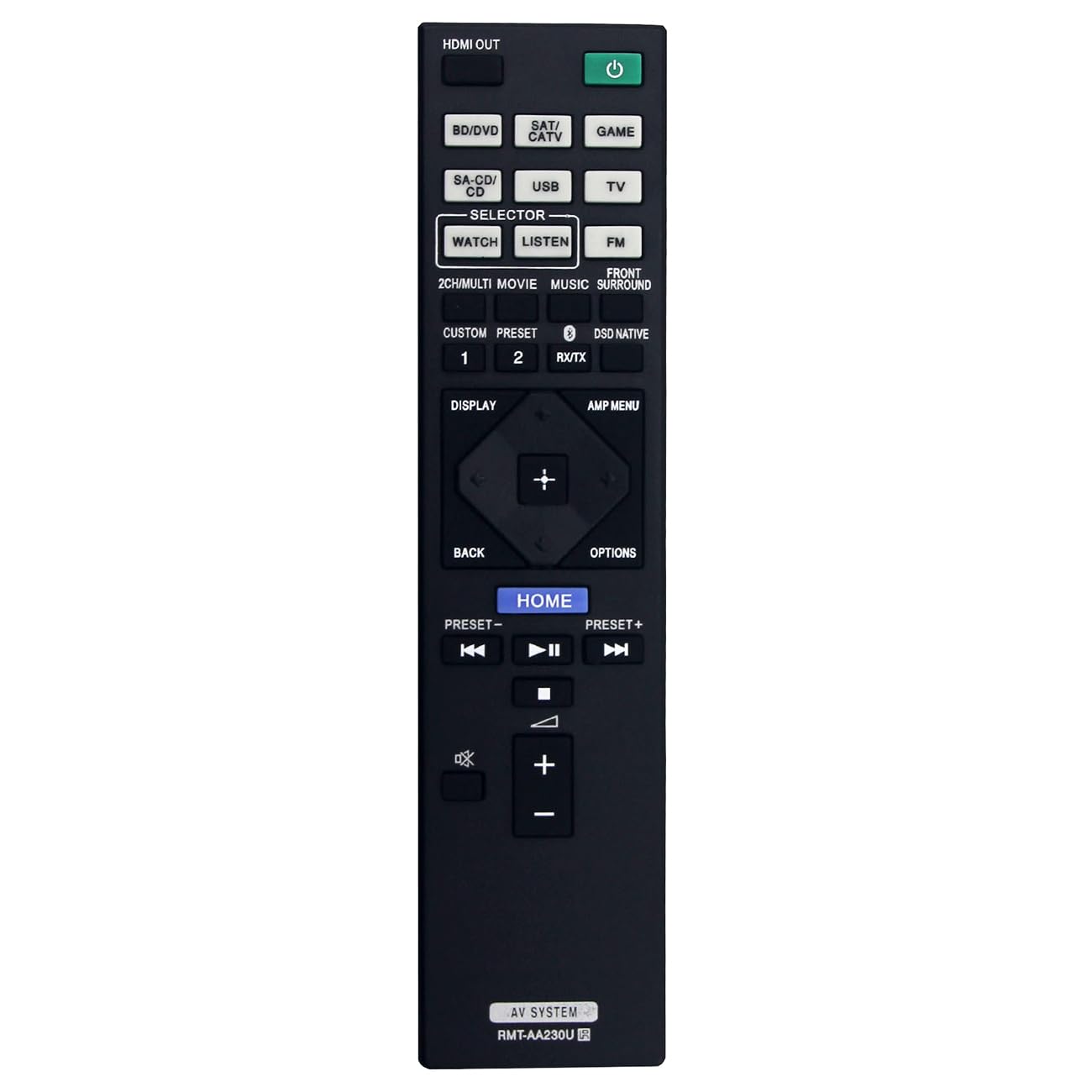Amazon | RMT-AA230U 交換用リモコン Sony マルチチャンネル AV