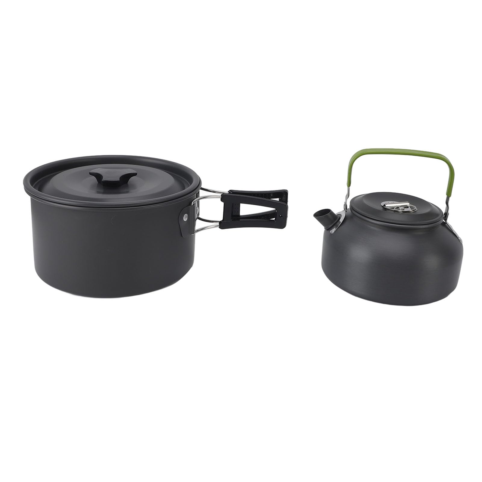 Set di Pentole e Padelle, Set di Pentole da Antiaderenti Elementi Essenziali per Cucinare per Barbecue da Picnic All'aperto con Zaino in Spalla