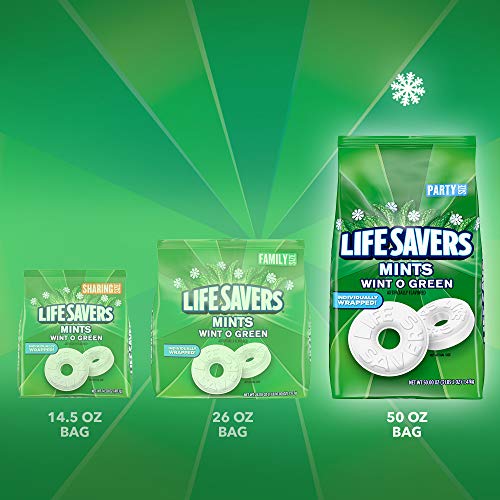 Image of Life Savers Hard Candy, Wint-O-Green, 50 oz