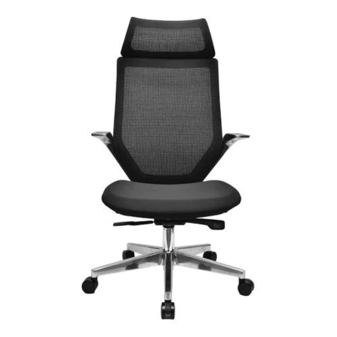 The Office Room™ HYBA High Back Office Chairs Fixed Mesh Headrest Adjustable Armrest