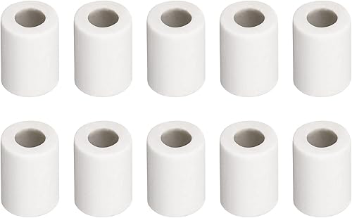 Tubo de cerámica con cableado de cerámica para protección de aislamiento térmico de paquete de cables - 0.157 in de diámetro20 piezas