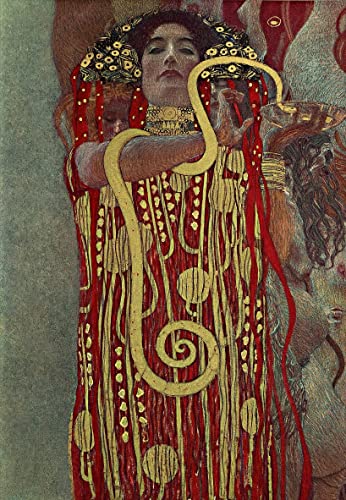 Klimt Hygieia Gustav Klimt affiche de arts impression sur toile decoration salon 60x90