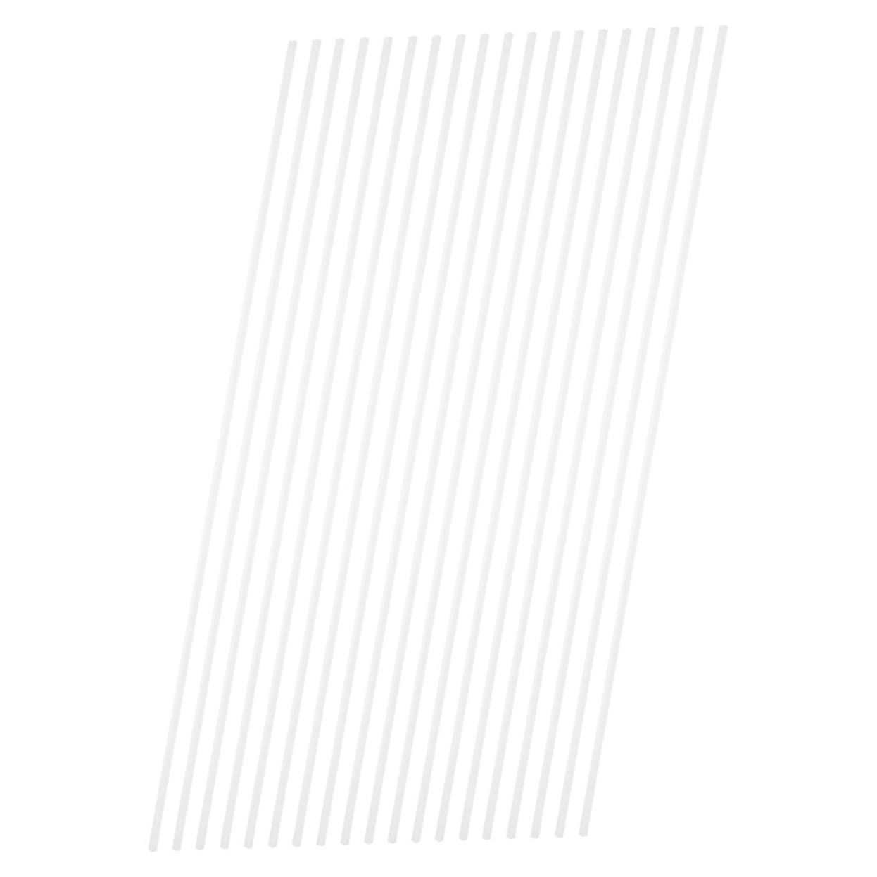 Veemoon Abs Hollow Square Tube Set 20pcs DIY Table Tube Material Sturdy Versatile