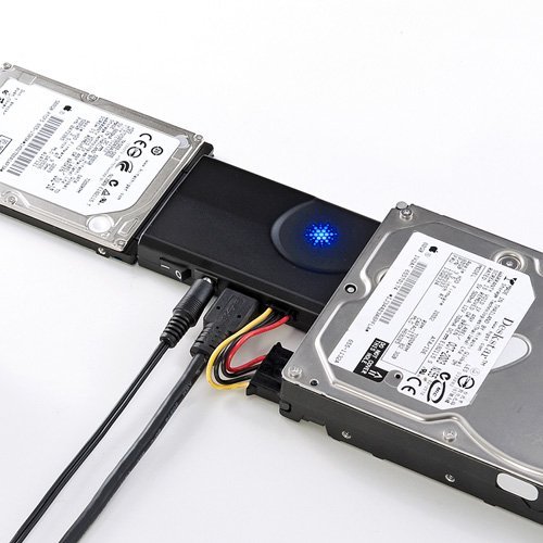 サンワサプライ アウトレット IDE/SATA - USB3.0 変換ケーブルUSB-CVIDE6 箱にキズ、汚れのあるアウトレット 品です。