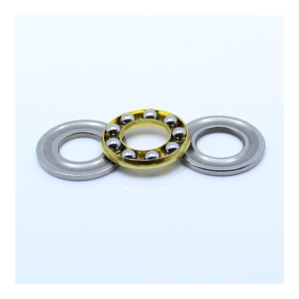 TMP1105 F5-12M F6-12M F6-14M F7-13M F7-15M F7-17M Miniature Planar Bearing 5x12x4 6x12x4.5 6x14x5 7x13x4.5 7x15x5 7x17x6mm Thrust Bearing (Color : 50PCS, Size : F7 15M 7x15x5)