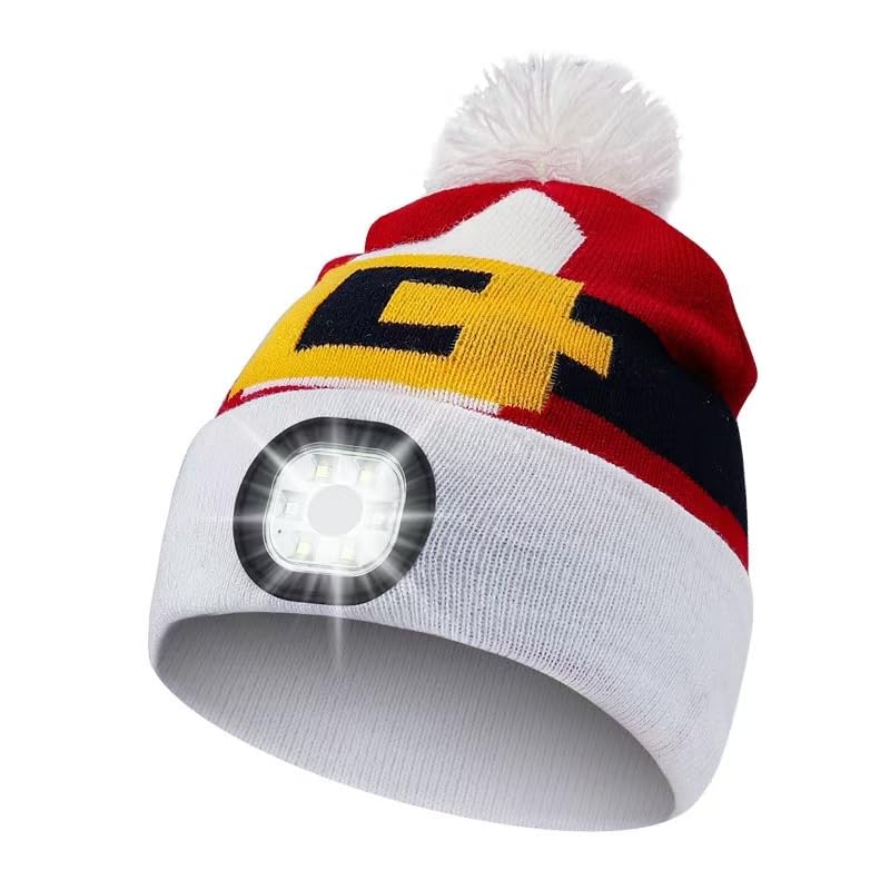 Generic Unisex Kids Adults Beanie; LED Lighted...