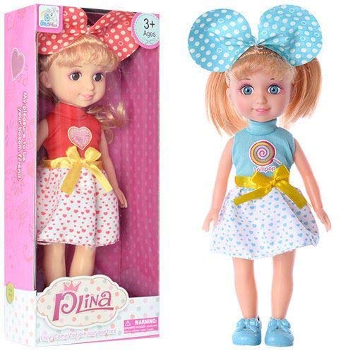 Storio 11 Inch Fully Non-Toxic Cute American Baby Doll for Girls (Colour May Vary) - 1 Piece