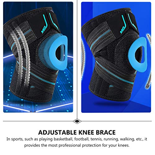 ABOOFAN Knee Brace Suporte Anti- Slip Collision Avoidance Joelho Luva De Compressão Respirável Na Al