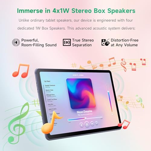 Image of LincPlus T3 Tablet 10.4inchs Tablets Computer Android 2K Screen,MediaTek Helio G99, 6GB RAM + 128GB ROM + Expand, 8+13MP Dual Camera, 7000mAh, WiFi, GPS (T3-6G)