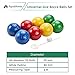 ApudArmis 90mm Bocce Balls Set, Lighter Outdoor Bocce Game for Backyard/Lawn/Beach - Set of 8 Soft PE Balls & 1 Pallino & Nylon Carrying Case & Measuring Tape for Kids Teens Beginners