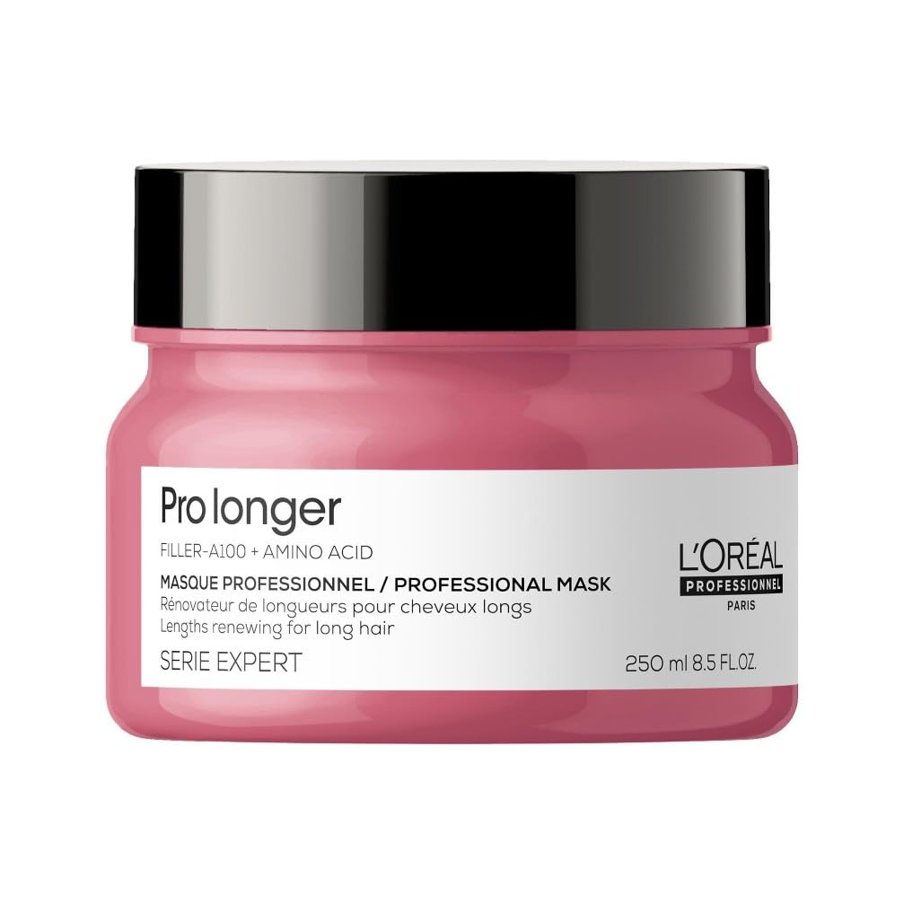 L'Oréal Professionnel Paris | Maschera professionale per capelli lunghi e assottigliati Pro Longer Serie Expert, Formula rinnovatrice, 250 ml