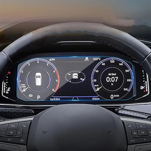 Film de protection en verre trempé bleu pour compteurs Volkswagen T-Cross 2023