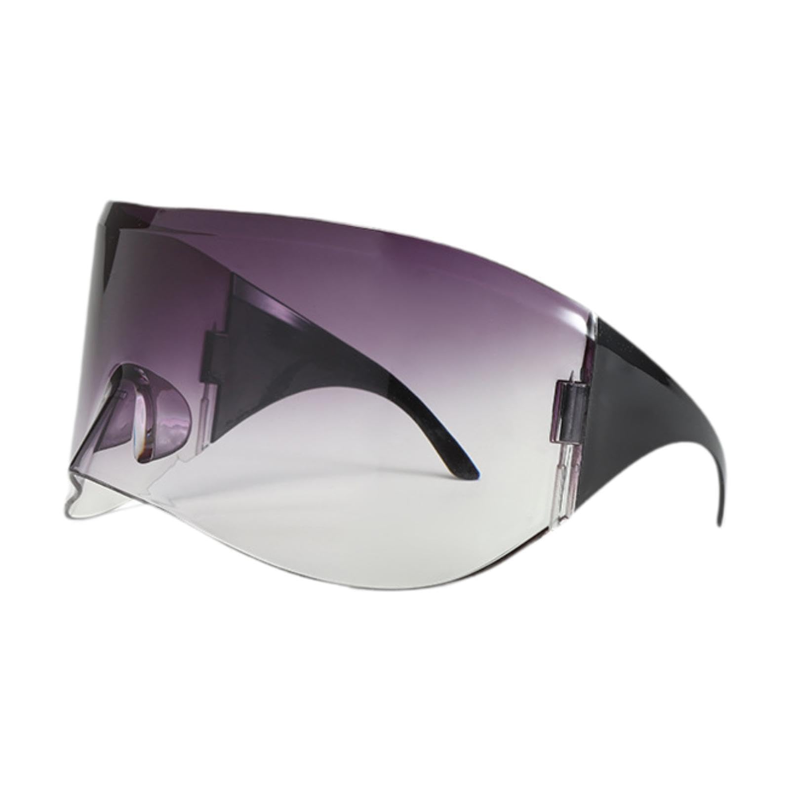 the style sutra THE STYLE SUTRA® Oversized Wrap Around Sunglasses Futuristic Sunglasses for Men Women Running Purple | Sunglasses & Goggles-picture-33