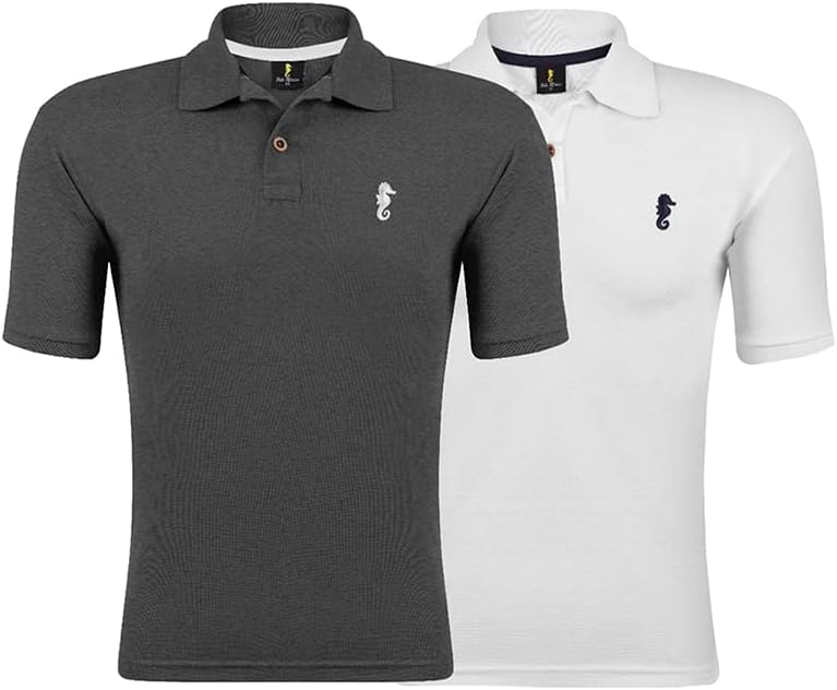 Kit 2 Camisas Gola Polo Marine